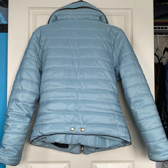 Blue Puffer Coat - Picture 4 of 8